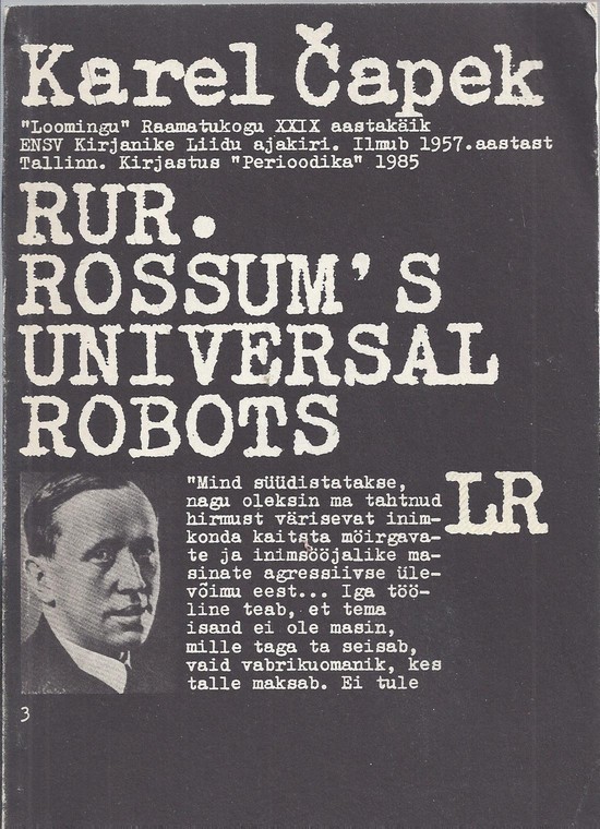 RUR. Rossum's Universal Robots