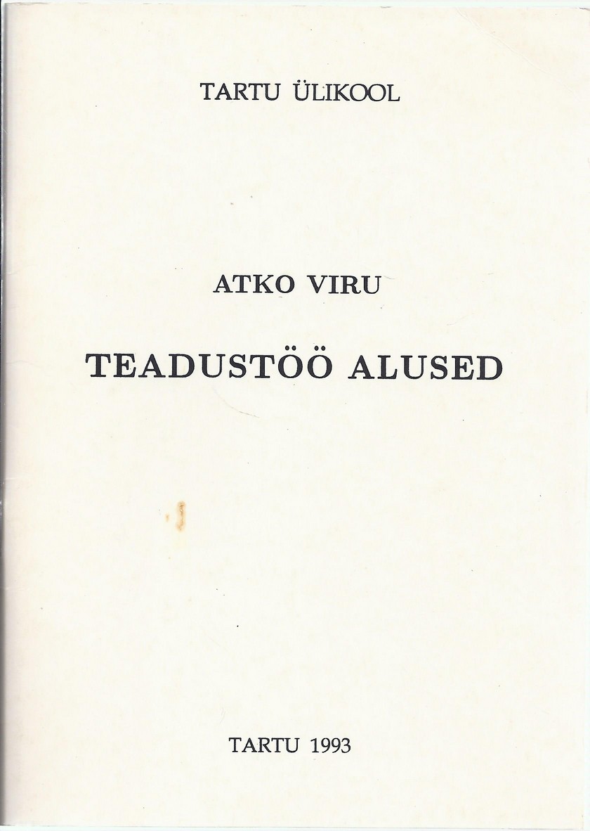 Teadustöö alused