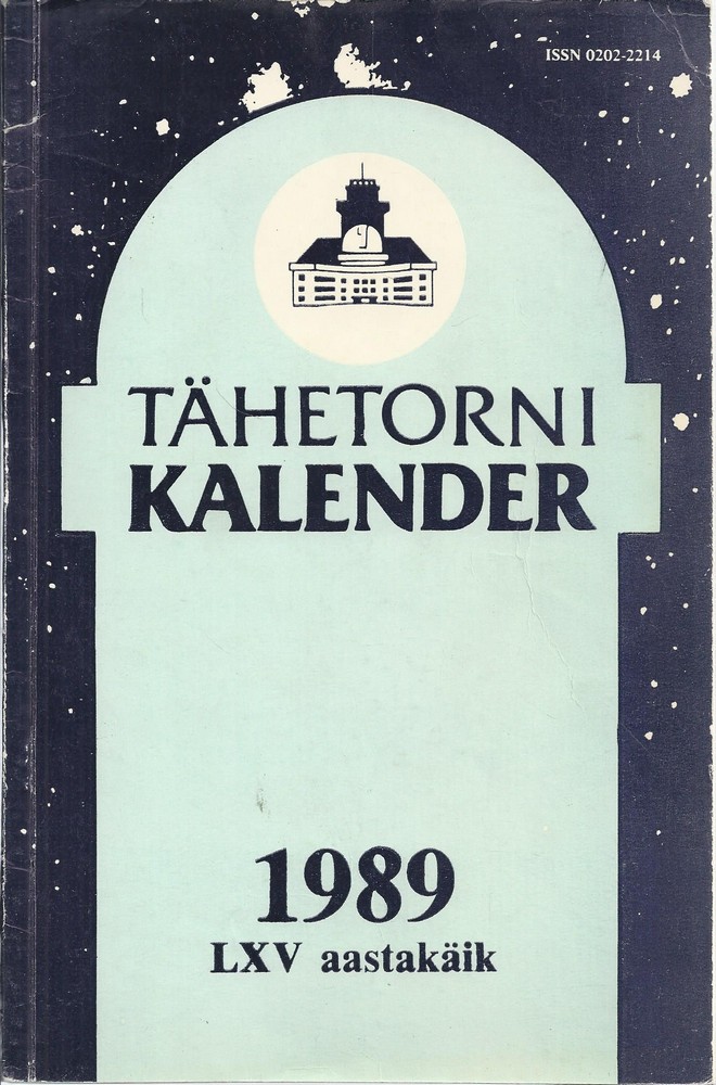 Tähetorni kalender 1989