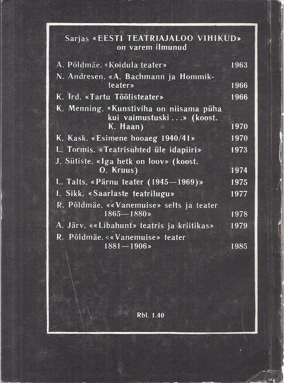 Back Cover