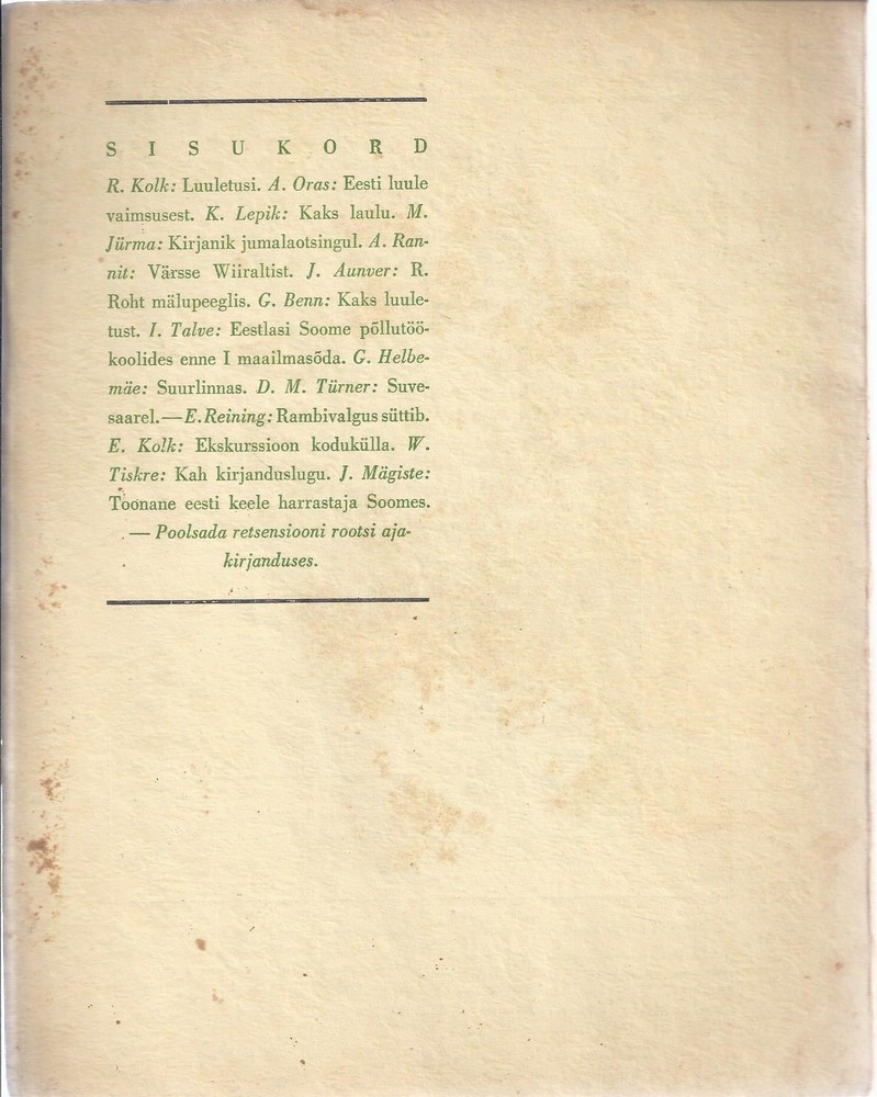 Back Cover