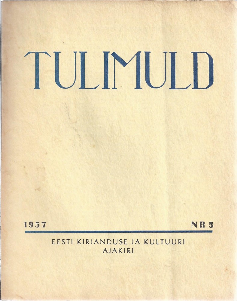 Tulimuld 1957 nr 5