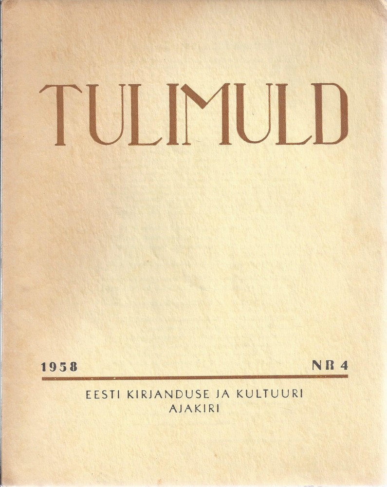 Tulimuld 1958 nr 4