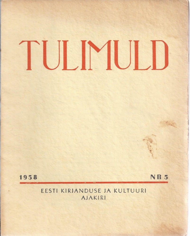 Tulimuld 1958 nr 5