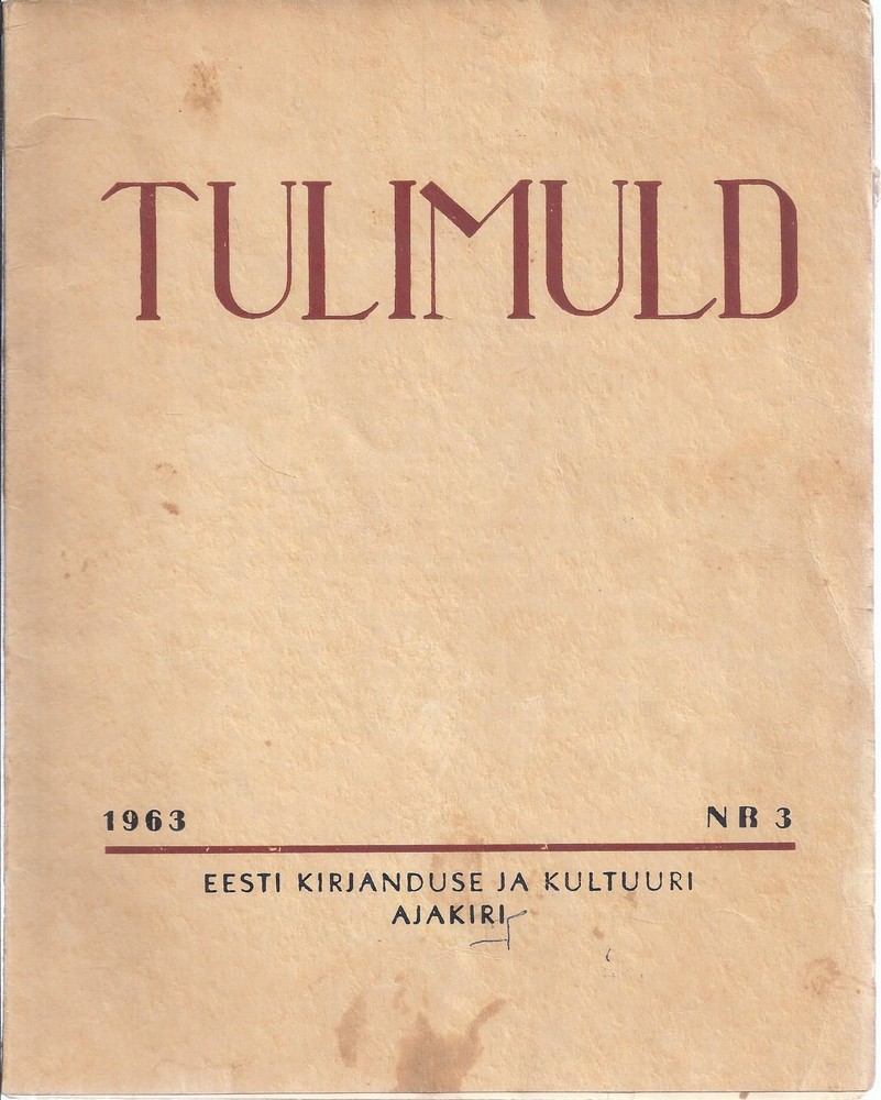 Tulimuld 1963 nr 3