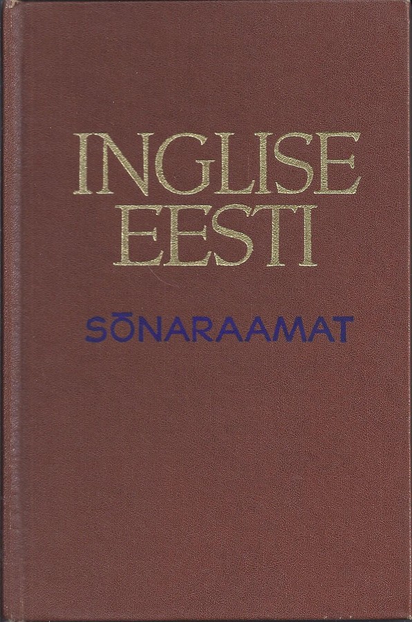 Inglise-eesti sõnaraamat ees