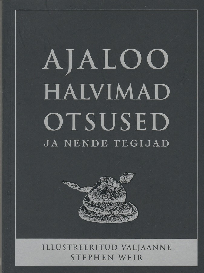 Ajaloo halvimad ees