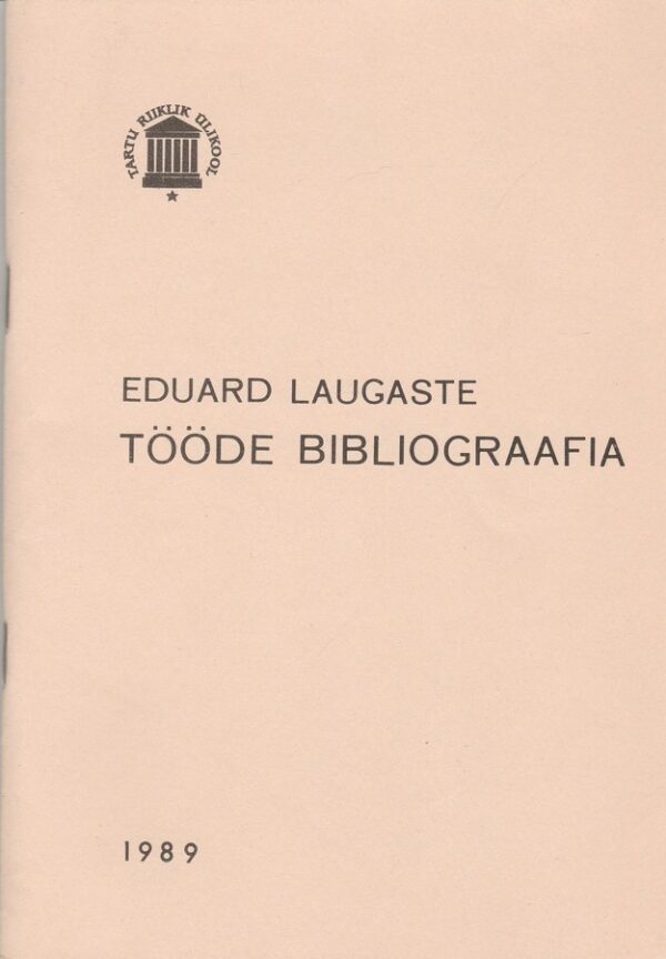 Eduard Laugaste tööde bibliograafia
