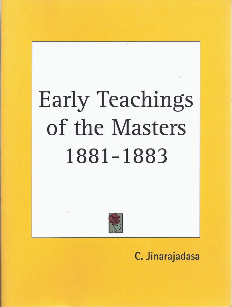 Early Teachings of the Masters 1881-1883